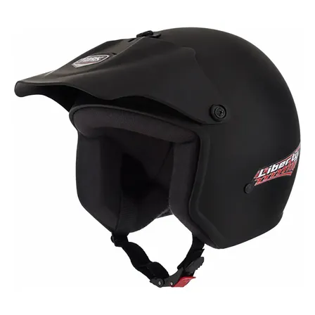 Capacete Aberto Motociclista Pro Tork Liberty Solid Preto Fosco 59/60