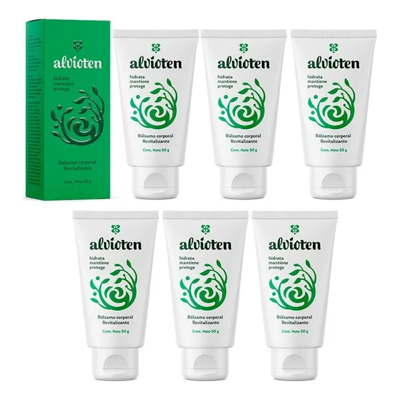 Pack 6cajas Alvioten Crema Para Psoriasis,dermatitis,hongos