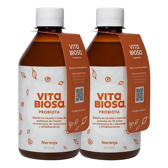Pack X2 Vita Biosa Probiótico Sabor Naranja 500ml