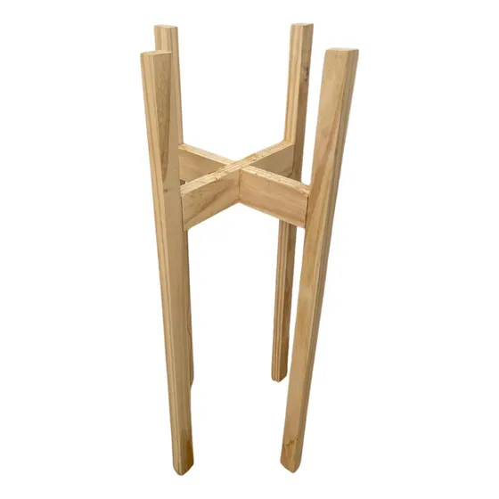 Soporte Macetas Para Plantas, Madera Alto