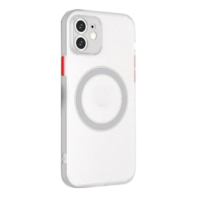 Case Carcasa Forro Funda Silicona Magsafe Magnético Para iPhone | 16 | 15 | 14 | 13 | 12 | 11 | Plus | Pro | Pro Max | Mate Translúcido Anticaídas