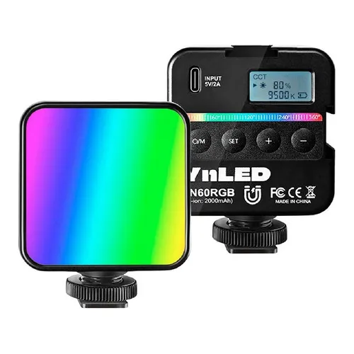 Panel De Luz Led Rgb | Yongnuo Yn60 | Video O Fotografía Color de la estructura Negro