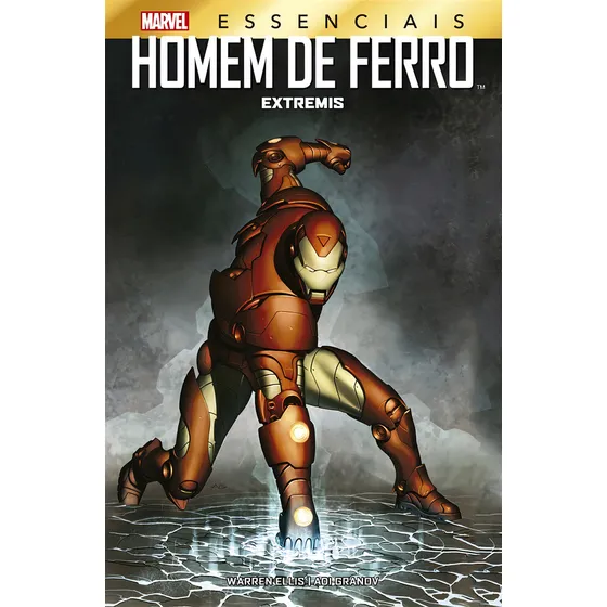 Homem de Ferro: Extremis: Marvel Essenciais, de Ellis, Warren. Editorial Panini Brasil LTDA, capa dura em português, 2021