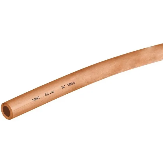 Tubo De Cobre Flexible 1/4' Rollo De 15 Metros 48155