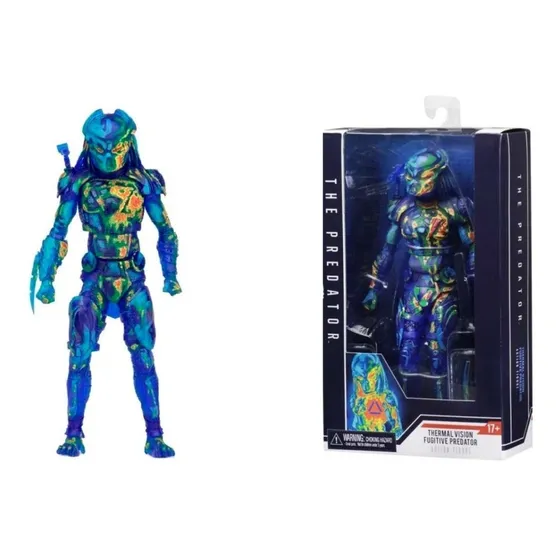 Figura Muñeco Set  Depredador Predator Thermal Fugitivo Neca