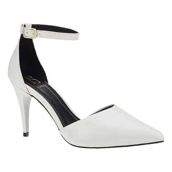 Sandália Bico Fino Stilleto Salto Scarpin Fivela Sapato 9000