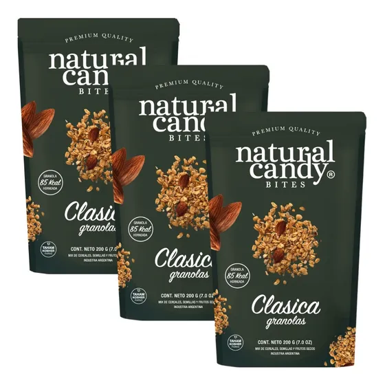 Granola Clasica Natural Candy 200gr X3