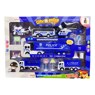 Estacion Policia Vehículos De Rescate City Police 14pz Estacion Policia Vehículos De Rescate City Police 14pz