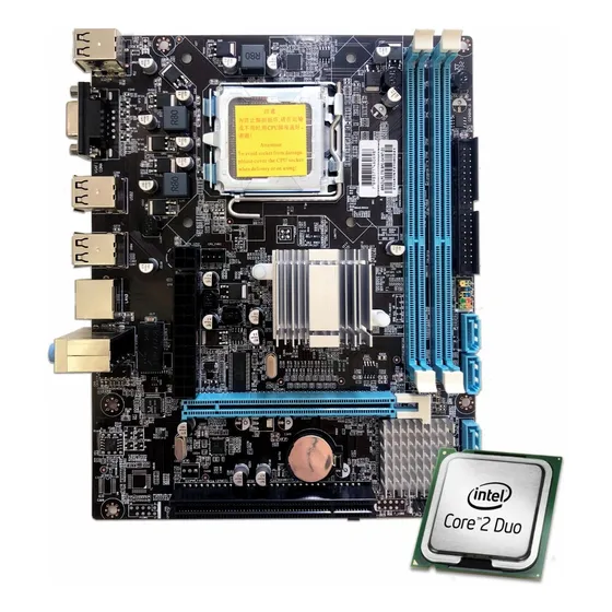 Placa Mãe 775 G41 - Vga - Ddr3 - Core 2 Duo, Core 2 Quad