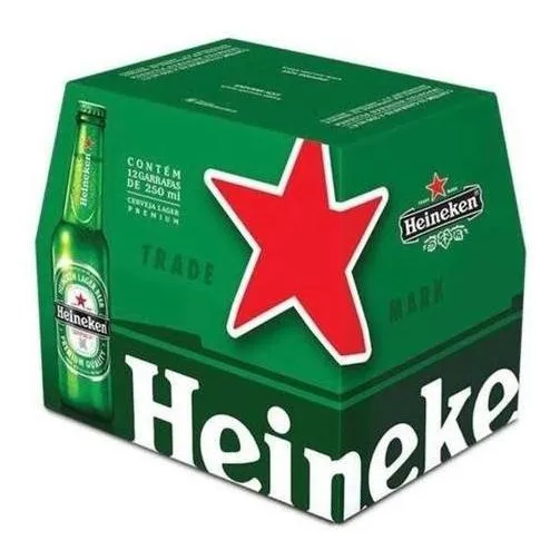 Cerveja Heineken Premium Puro Malte Lagerloira 250ml 12 u