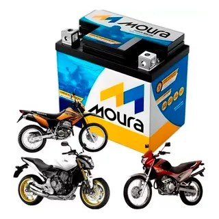 Bateria Moto Moura Original Garantia 6 Meses Fabrica 6a Bateria Moto Moura Original Garantia 6 Meses Fabrica 6a