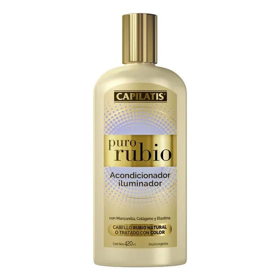 Acondicionador Capilatis Puro Rubio Iluminador 420 Ml