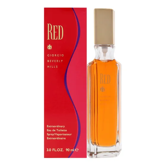 Red By Giorgio Beverly Hills Para Mujer, Aerosol Edt De 3 On