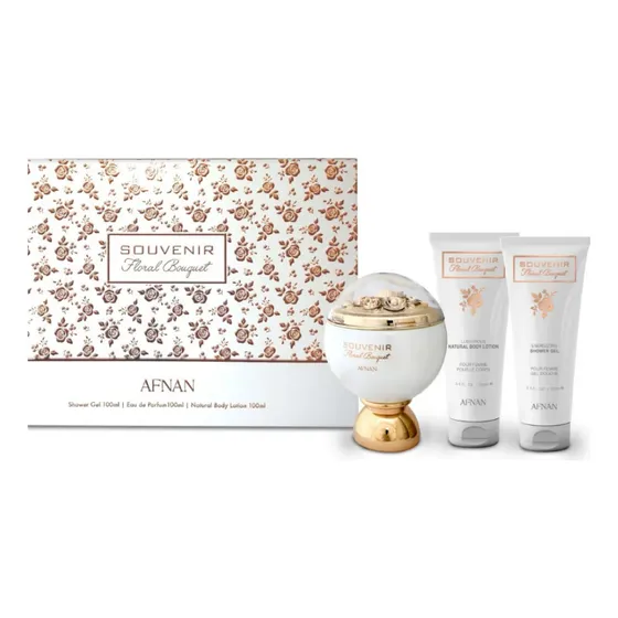Set Perfume Femenino Afnan Souvenir Floral Bouquet Edp 100ml