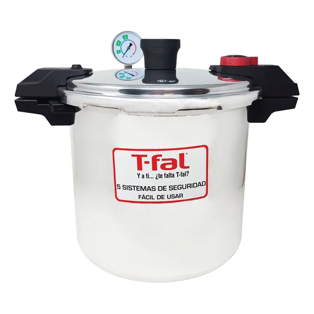Olla De Presión Express 22 Qt (20.8 L) Alumin T-fal P3105231 Aluminio