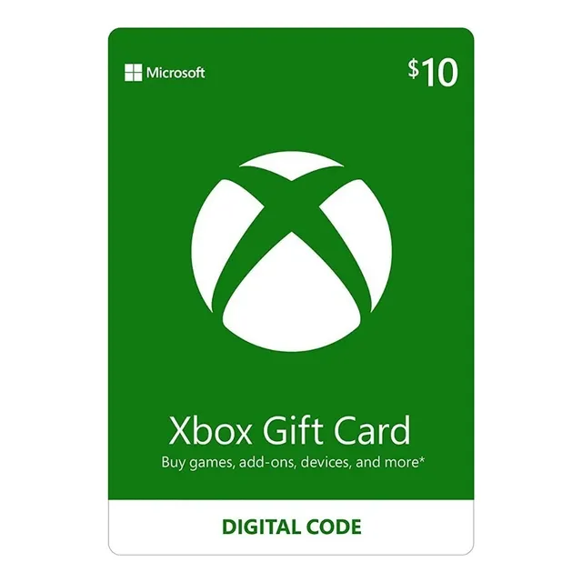Tarjeta Gift Card Digital Xbox 10$usd Cuenta Usa.