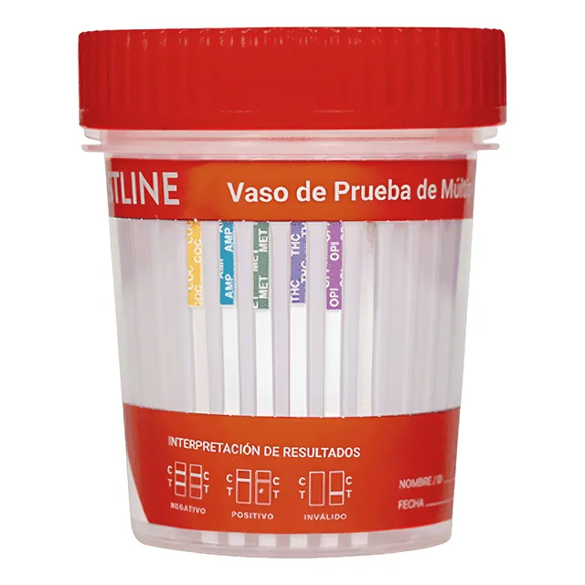 Prueba En Vaso Antidoping 5 Parametros Coc Anf Met Thc Opi