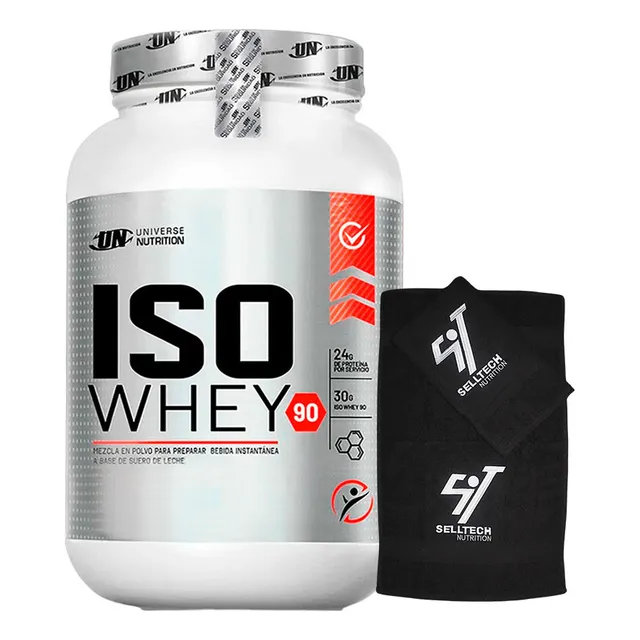 Universe Nutrition Iso Whey 90 1.1kg Vainilla+toalla