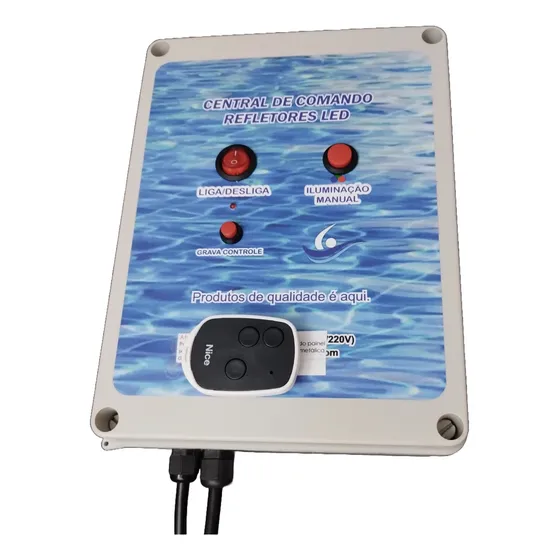 Caixa De Comando P/refletores De Led Rgb Piscinas 360watts 