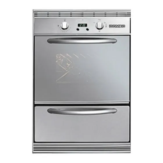 Horno empotrable a gas (Multigas) Domec HXCLPRTS 66L acero inoxidable 220V