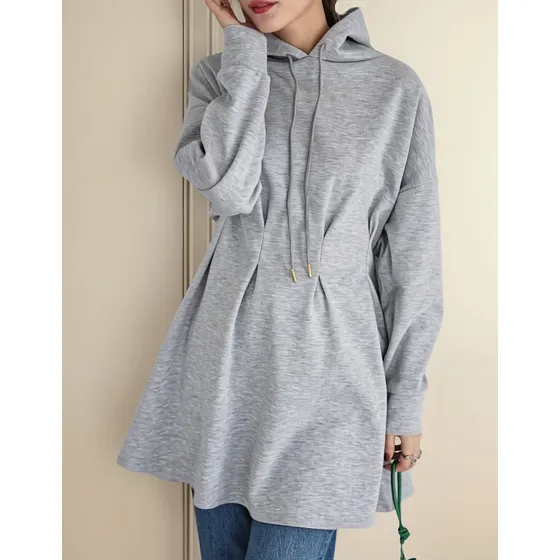 Vestido Deportivo Con Capucha  De Una Pieza Para Mujer