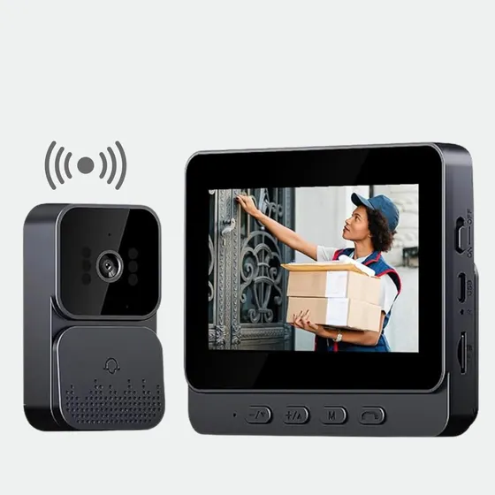 Vídeo Porteiro Inteligente  Interfone Campainha Sem Fio