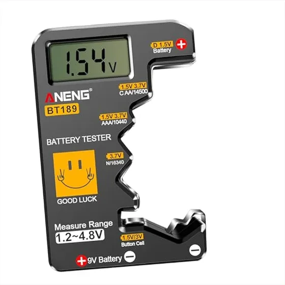 Tester Digital Probador Para Pilas Y Baterías, Aa, Aaa, C, D