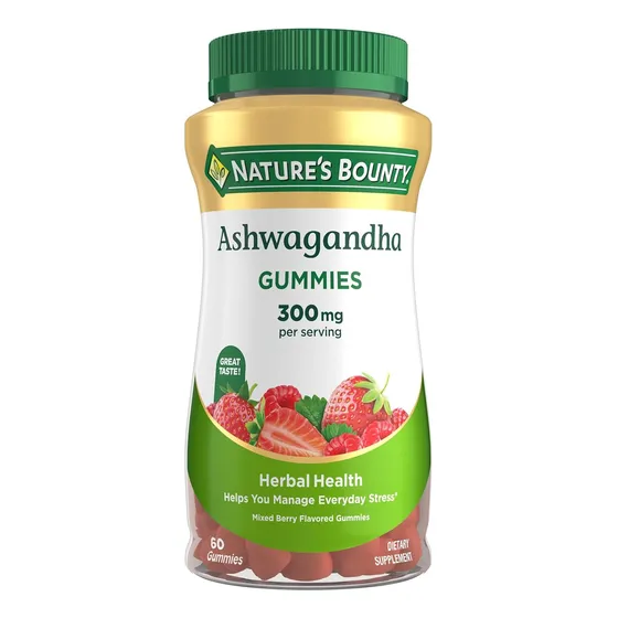 Suplemento Ashwagandha 300mg 60 Gomitas Natures