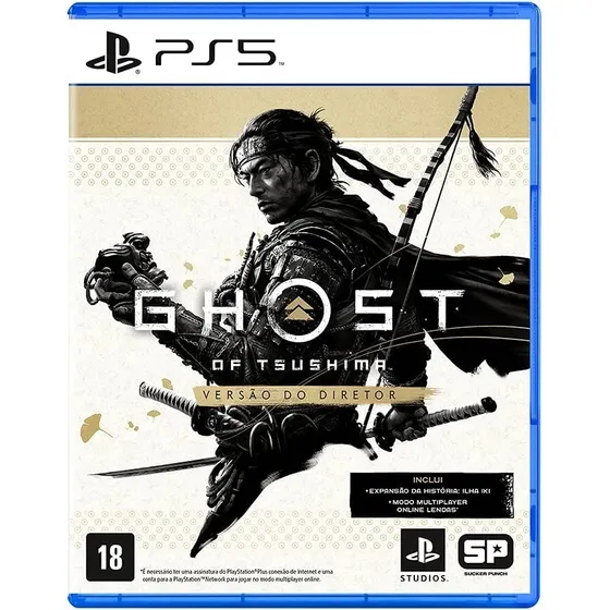 Jogo Ghost Of Tsushima Director's Cut Ps5 Físico