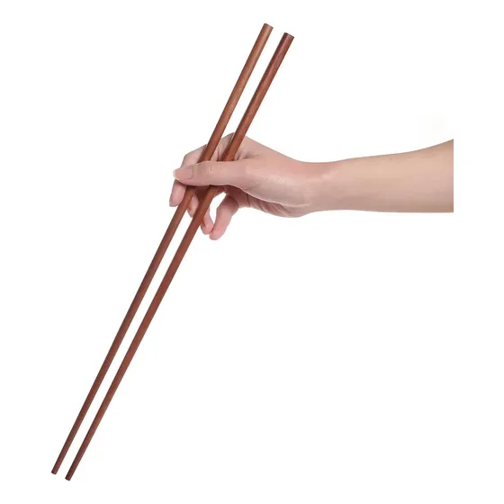 Palitos Chinos Largos Reutilizables Bambu 45 Cm Cocina