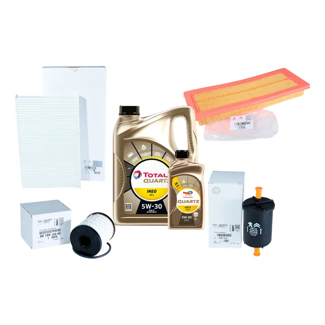 Kit 4 Filtros + Aceite Ineo 5l 5w30 Citroen C4 Lounge Thp