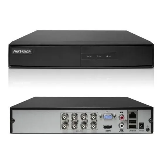 Dvr 8 Canales Hikvision Turbo Hd Hk-ds7208hghi-f1 -f1/n 2021 Color Negro