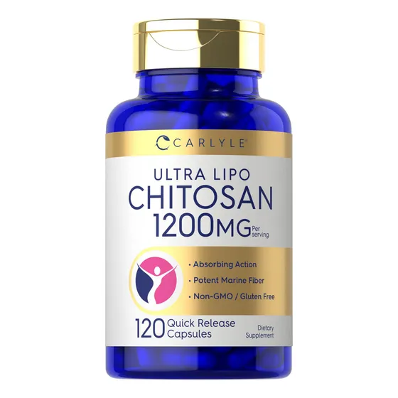 Suplemento Carlyle Chitosan 1200 Mg 120 Cápsulas