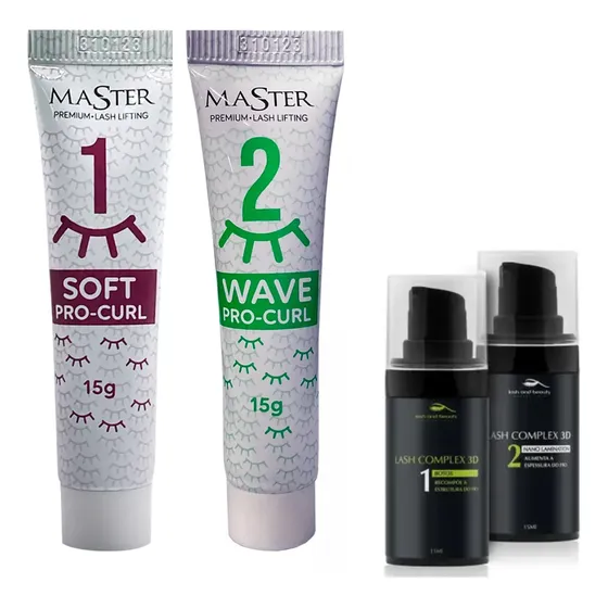 Kit Master Brow Lamination E Lash Lifting E 2 Passos Complex