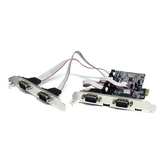 Tarjeta Pci Express De 4 Puertos Startech Serie Rs232 Uart