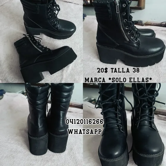 Botas Goticas Dama Plataforma