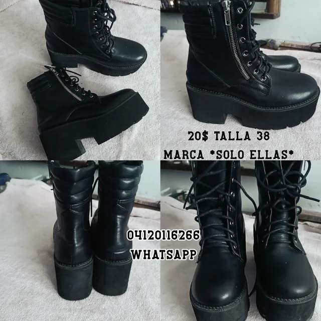 Botas Goticas Dama Plataforma