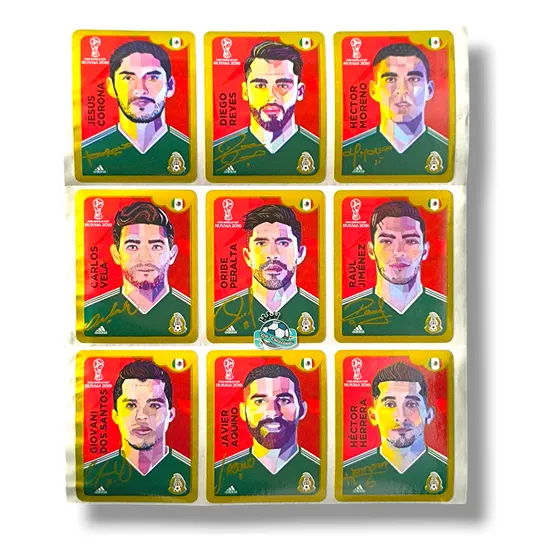 Set Completo De Estampas Coca Cola Rusia 2018 ( Réplica)