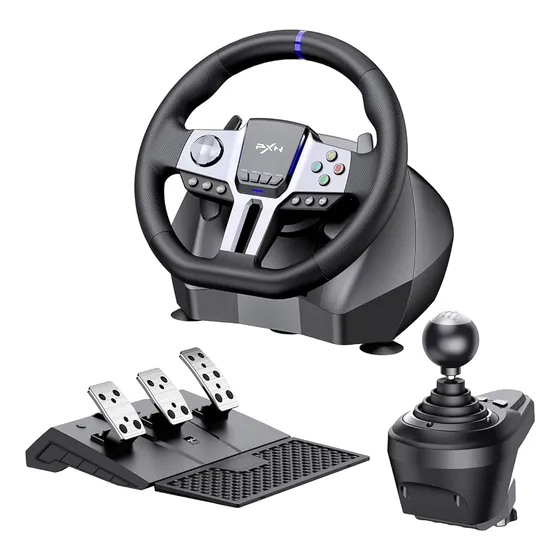 Volante Pxn V9 Gen 2 + Pedales + Palanca De Cambio