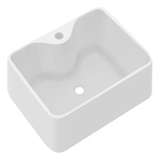 Lavabo Prisma 46.5x36x13 Blanco Bosi
