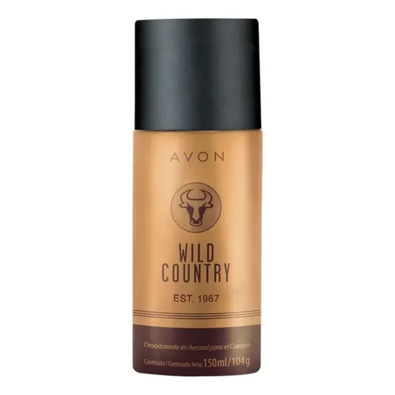 Wild Country Desodorante Spray Para Hombre 150ml Avon Amaderado