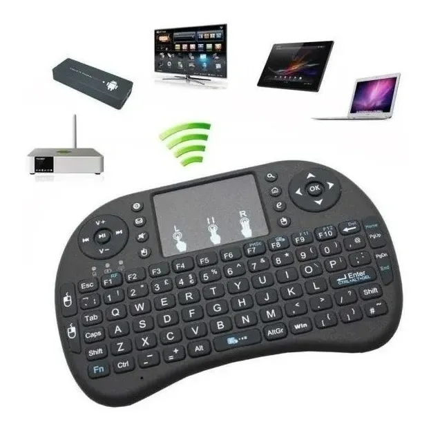 Mini Teclado Touchpad Mouse+bateria Recargable