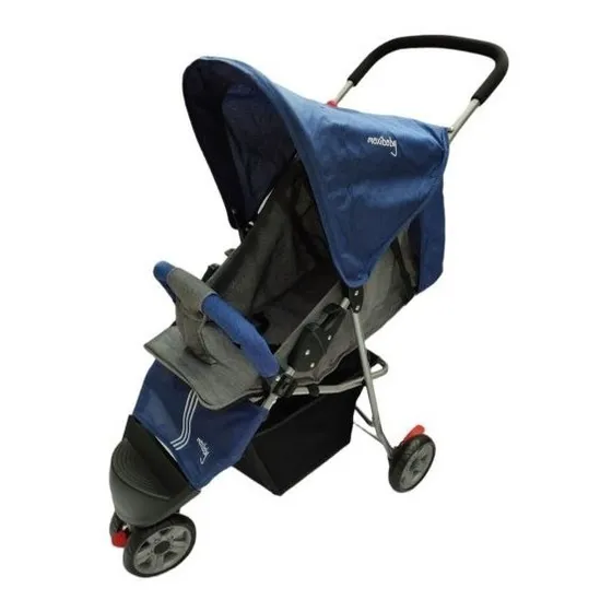 Coche Paseador 3 Ruedas Liviano Fácil Plegado Amortiguado