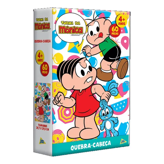 Quebra Cabeça Monica E Cebolinha 60 Peças - Toyster
