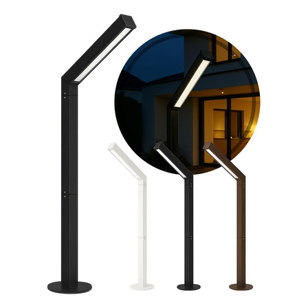 Poste Balizador Jardim Externo Ravi Max Starlumen St3168 Cúpula Preto Estrutura Preto Poste Balizador Jardim Externo Ravi Max Starlumen St3168 Cúpula Preto Estrutura Preto