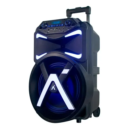 Caixa De Som Amplificada 12' Polegada Bluetooth Am Fm Tws 480w Cor Preto 127/220v