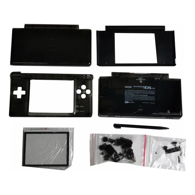 Carcasa Nintendo Ds Lite Nueva Negra