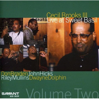 Cd:live At Sweet Basil, Vol.2 Cd:live At Sweet Basil, Vol.2