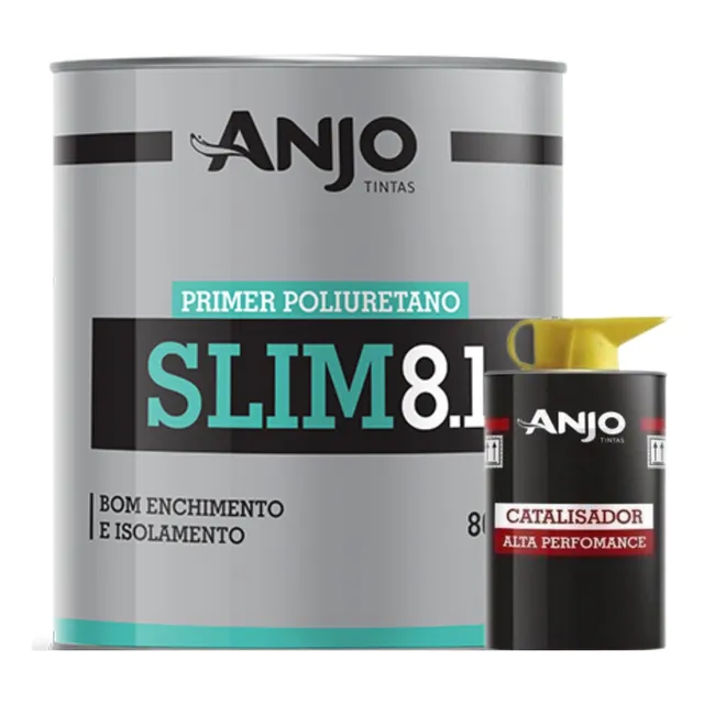 Fondo Anjo Primer Pu 5:1 Altos Solidos 900 Ml C/cat