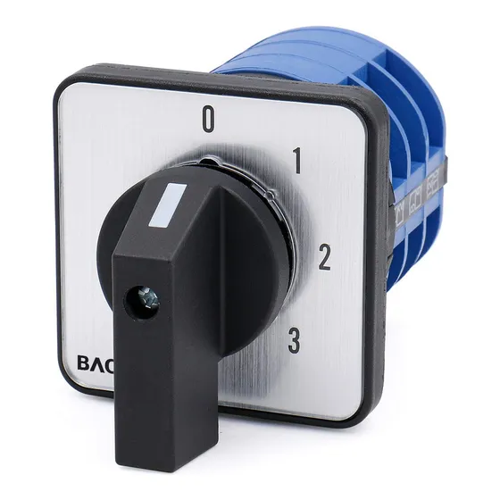 Switch Suiche Selector 4 Posiciones 40a Giratorio 660v